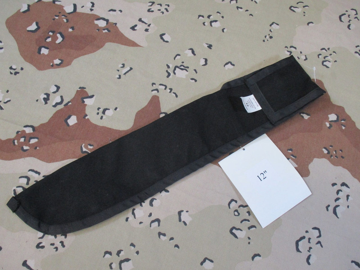12-Inch Machete Sheath Black Nylon Cordura Fabric Replacement Cover