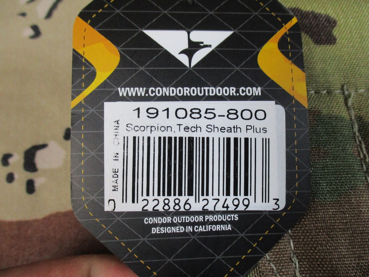 2x New Condor Tech Sheath Plus MOLLE Pouches MultiCam Tactical Phone Holder