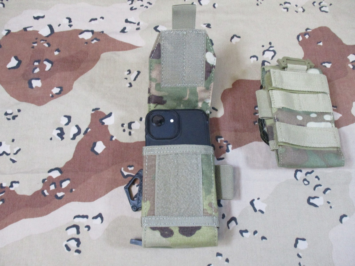 2x New Condor Tech Sheath Plus MOLLE Pouches MultiCam Tactical Phone Holder