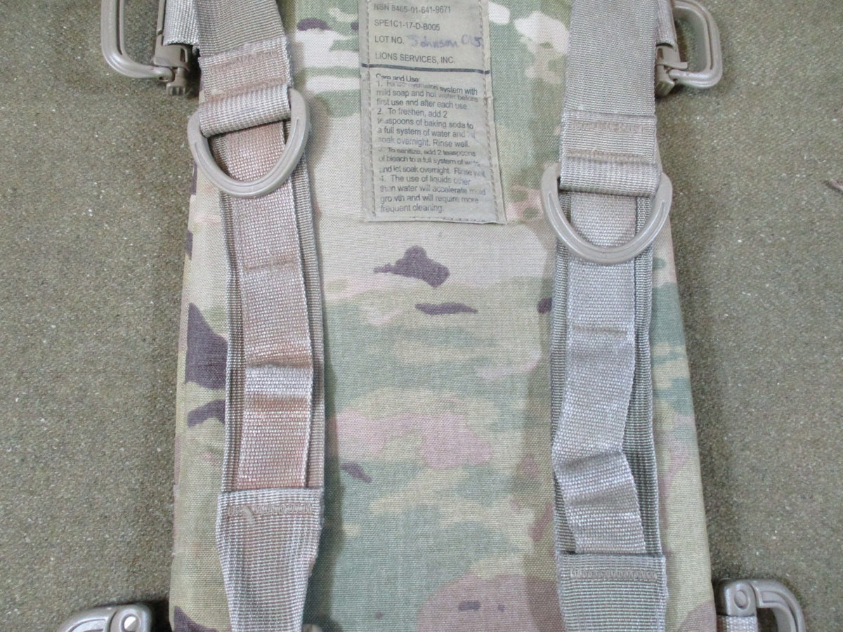 US Military MOLLE II Hydration System Carrier MultiCam w/ Source Tube & Valve