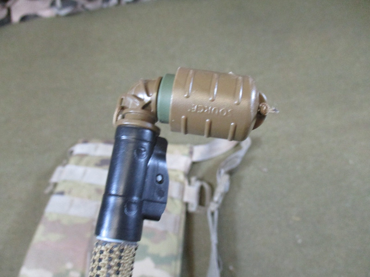 US Military MOLLE II Hydration System Carrier MultiCam w/ Source Tube & Valve