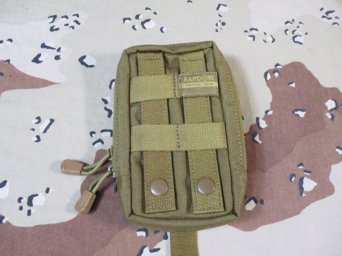 Rapdom T439 Tactical MOLLE Pouch Cordura Coyote Tan Utility Gear Bag