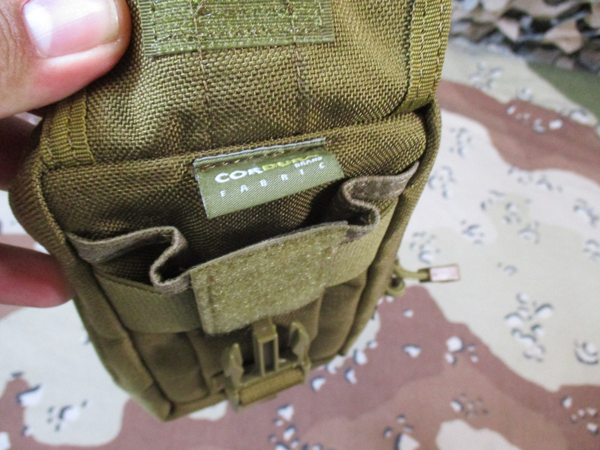 Rapdom T439 Tactical MOLLE Pouch Cordura Coyote Tan Utility Gear Bag