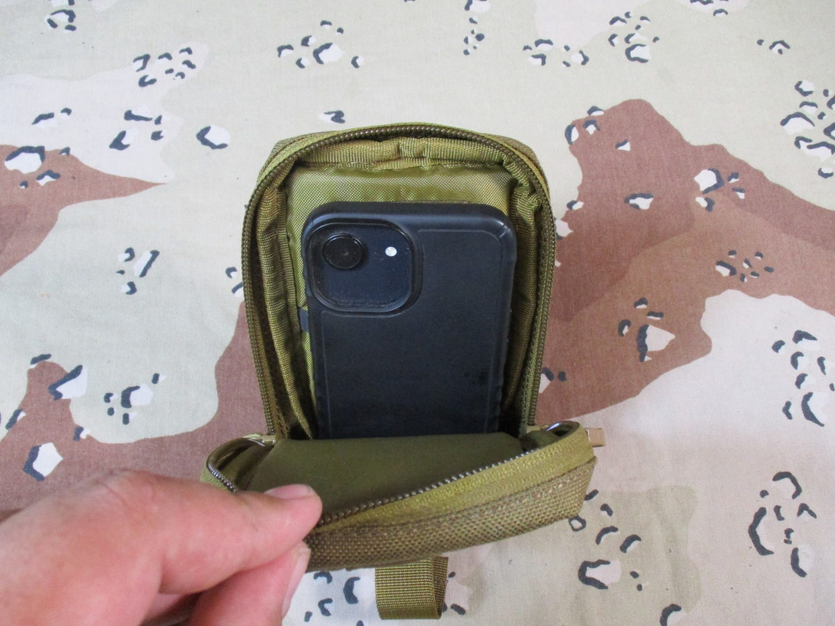 Rapdom T439 Tactical MOLLE Pouch Cordura Coyote Tan Utility Gear Bag