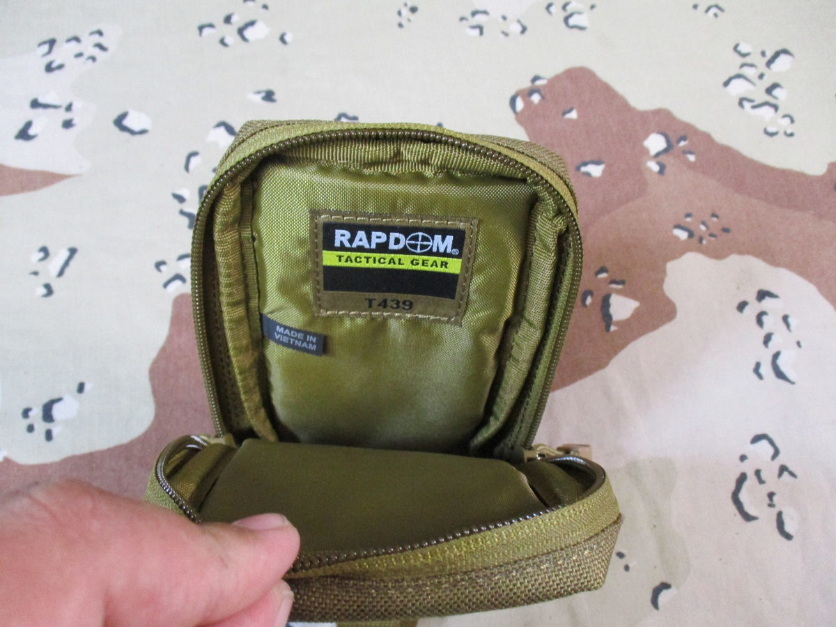 Rapdom T439 Tactical MOLLE Pouch Cordura Coyote Tan Utility Gear Bag