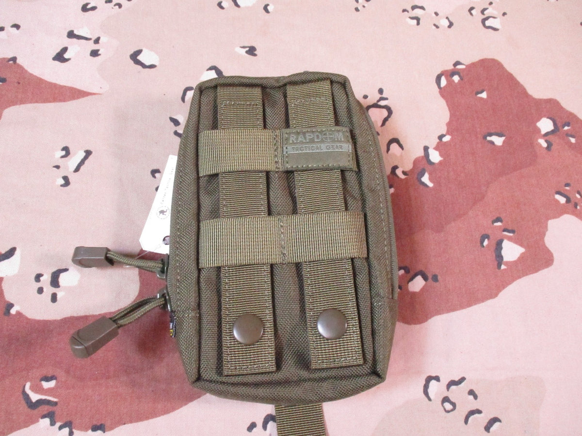 Rapdom T439 Tactical MOLLE Pouch Olive Drab Cordura Gear Padded Pouch