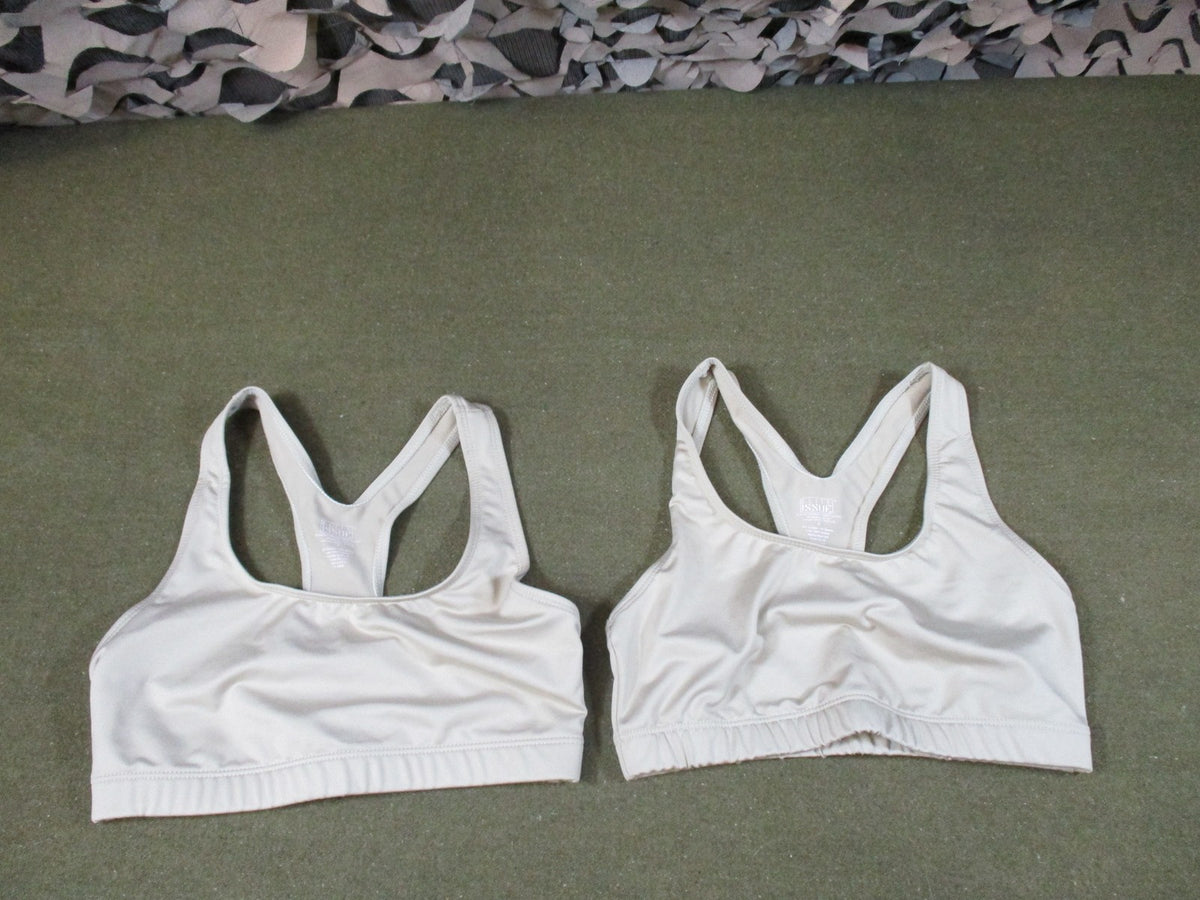2x New Elite Issue Tactical Sports Bra Tan Size Small Military Issue USA Made