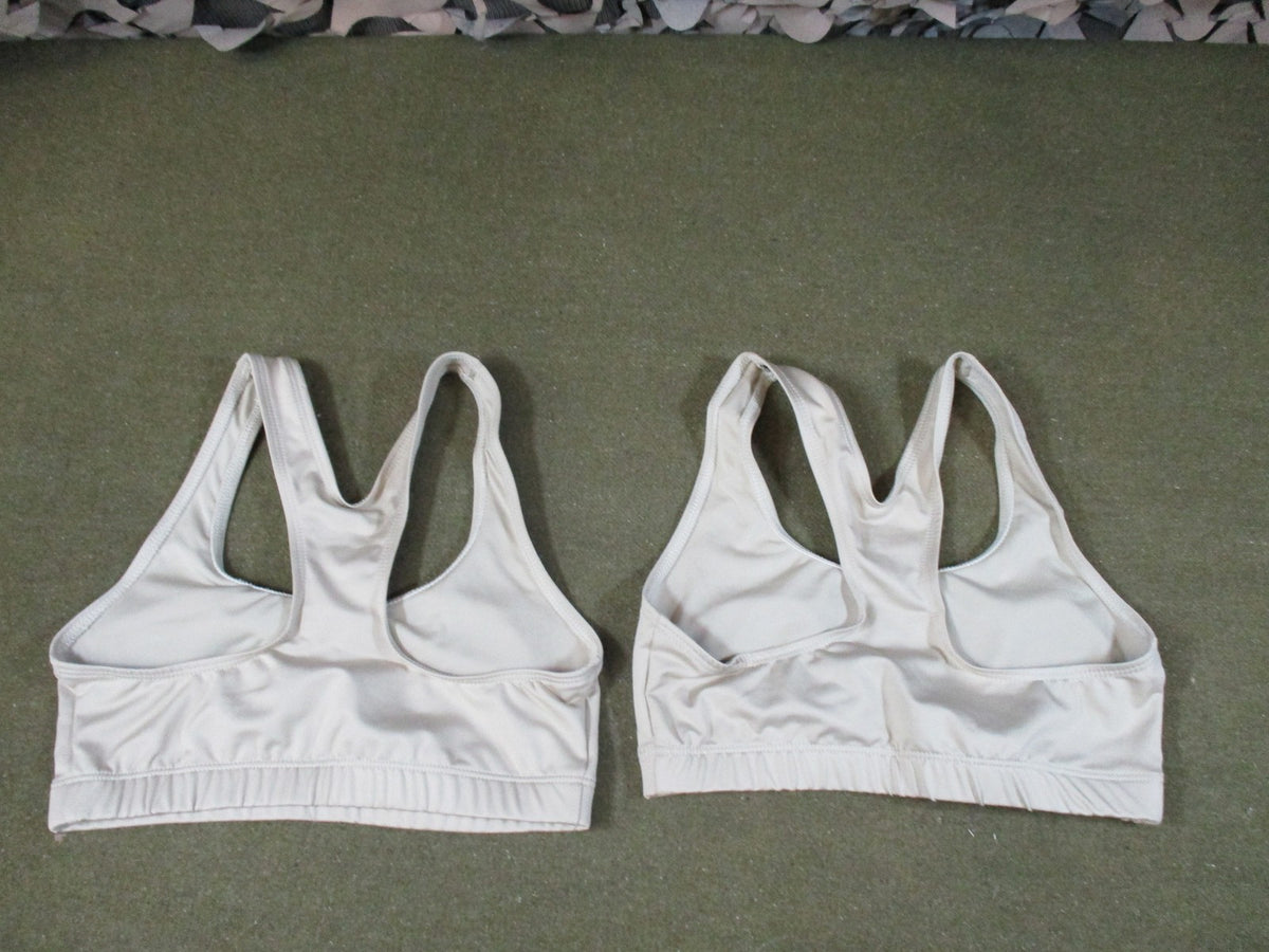 2x New Elite Issue Tactical Sports Bra Tan Size Small Military Issue USA Made