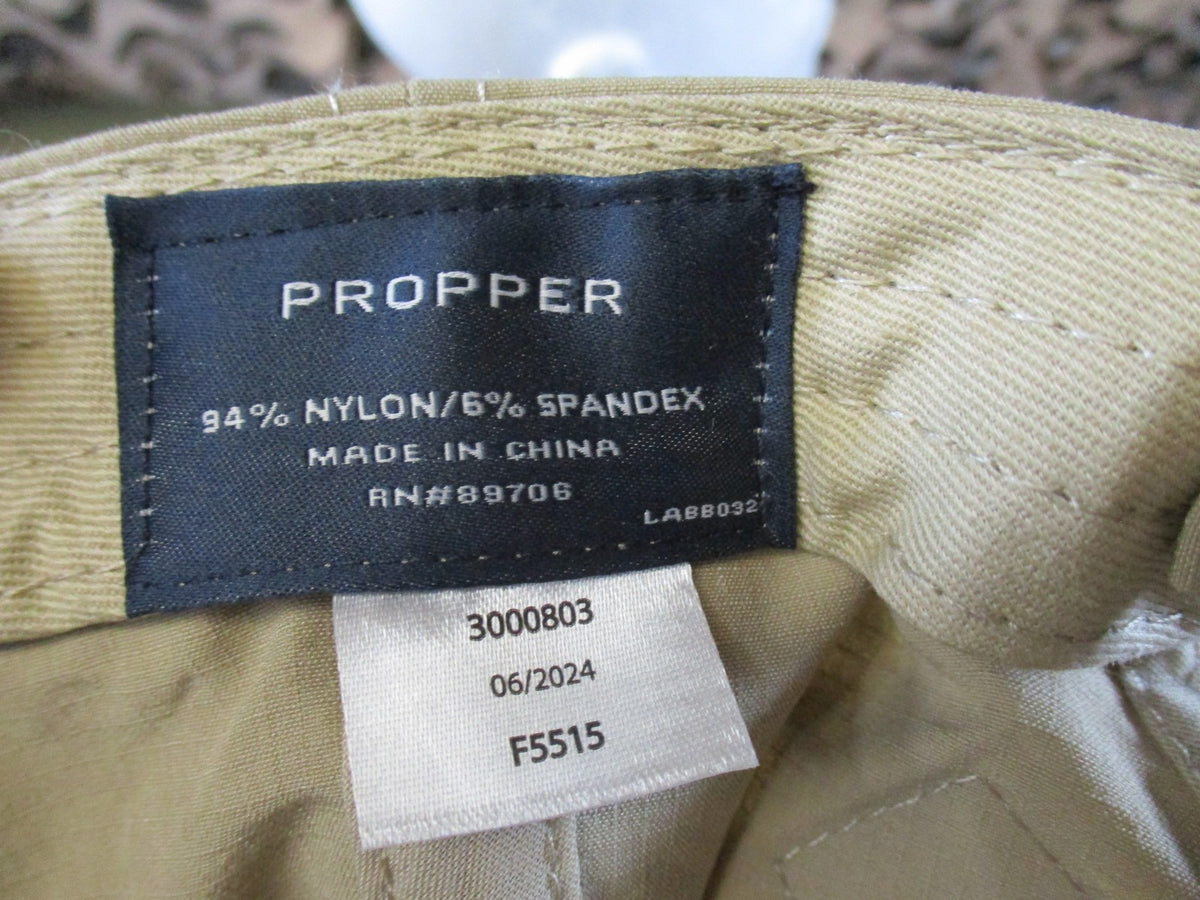 New Propper Summerweight Tactical Cap Khaki Adjustable Patch Hat F55153C250