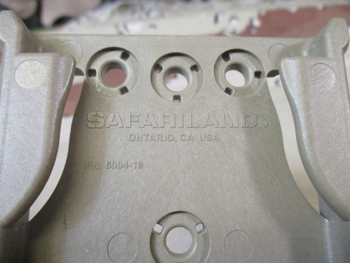 Safariland 6004-18 & 6004-15 Holster Mounting Plate Set Tan FDE