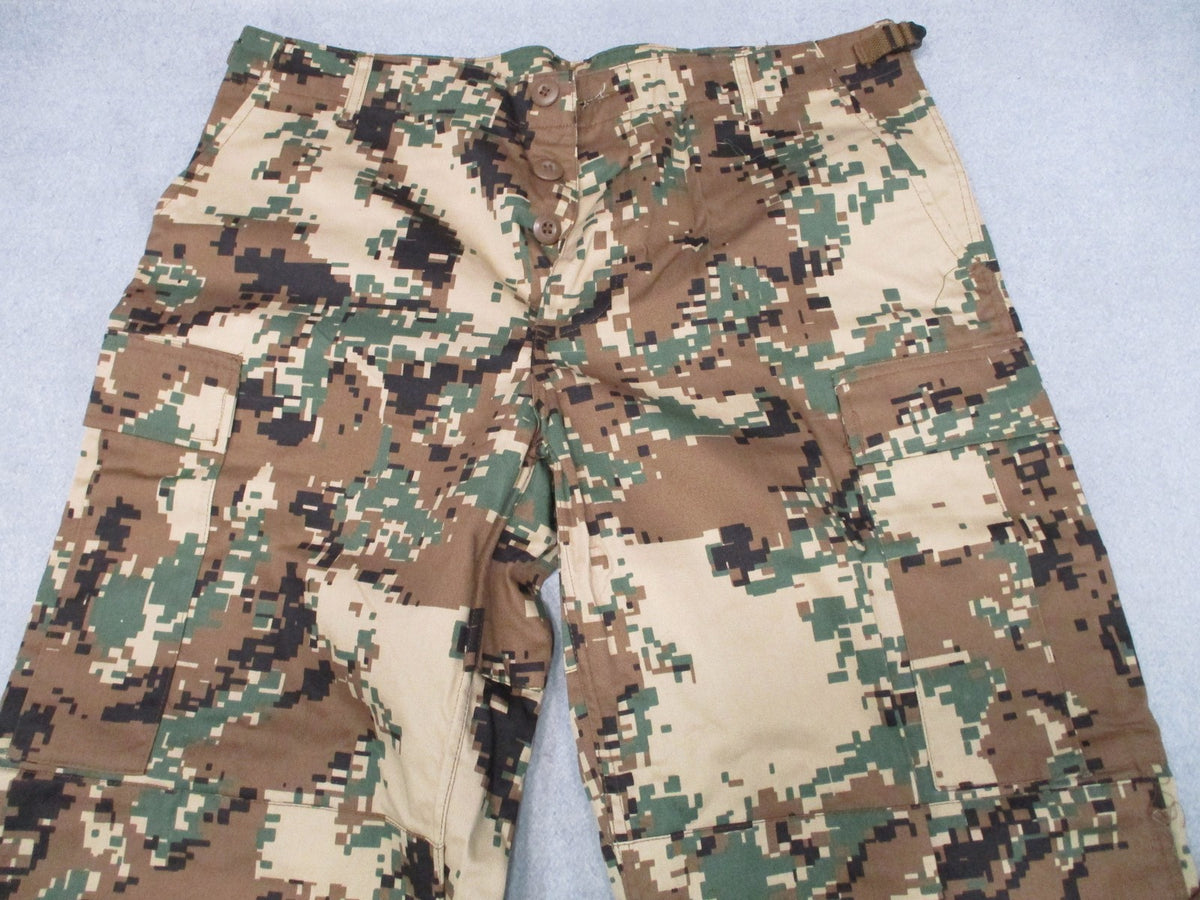 Jordanian Urban Digital Camo BDU Cargo Pants Medium Regular Military Surplus
