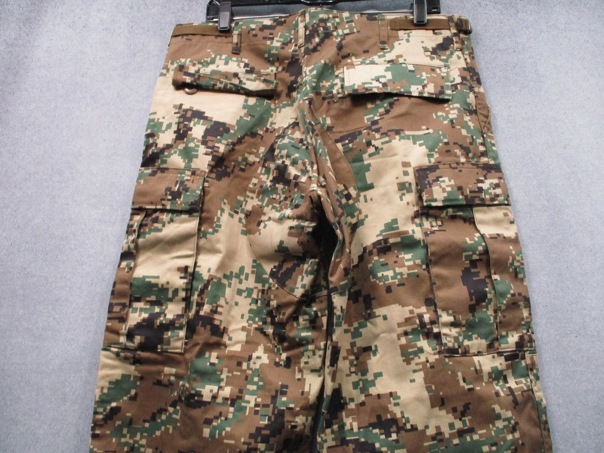 Jordanian Urban Digital Camo BDU Cargo Pants Medium Regular Military Surplus