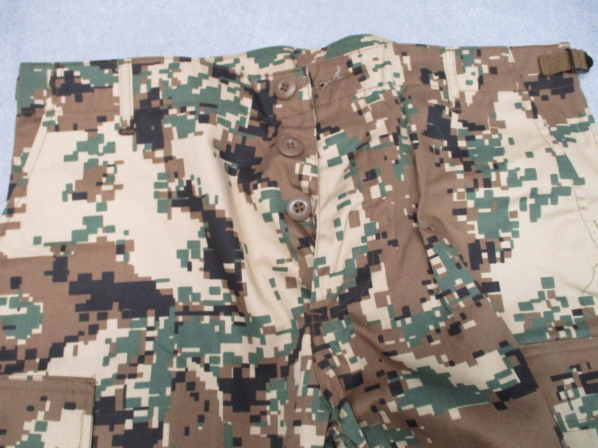 Jordanian Urban Digital Camo BDU Cargo Pants Medium Regular Military Surplus