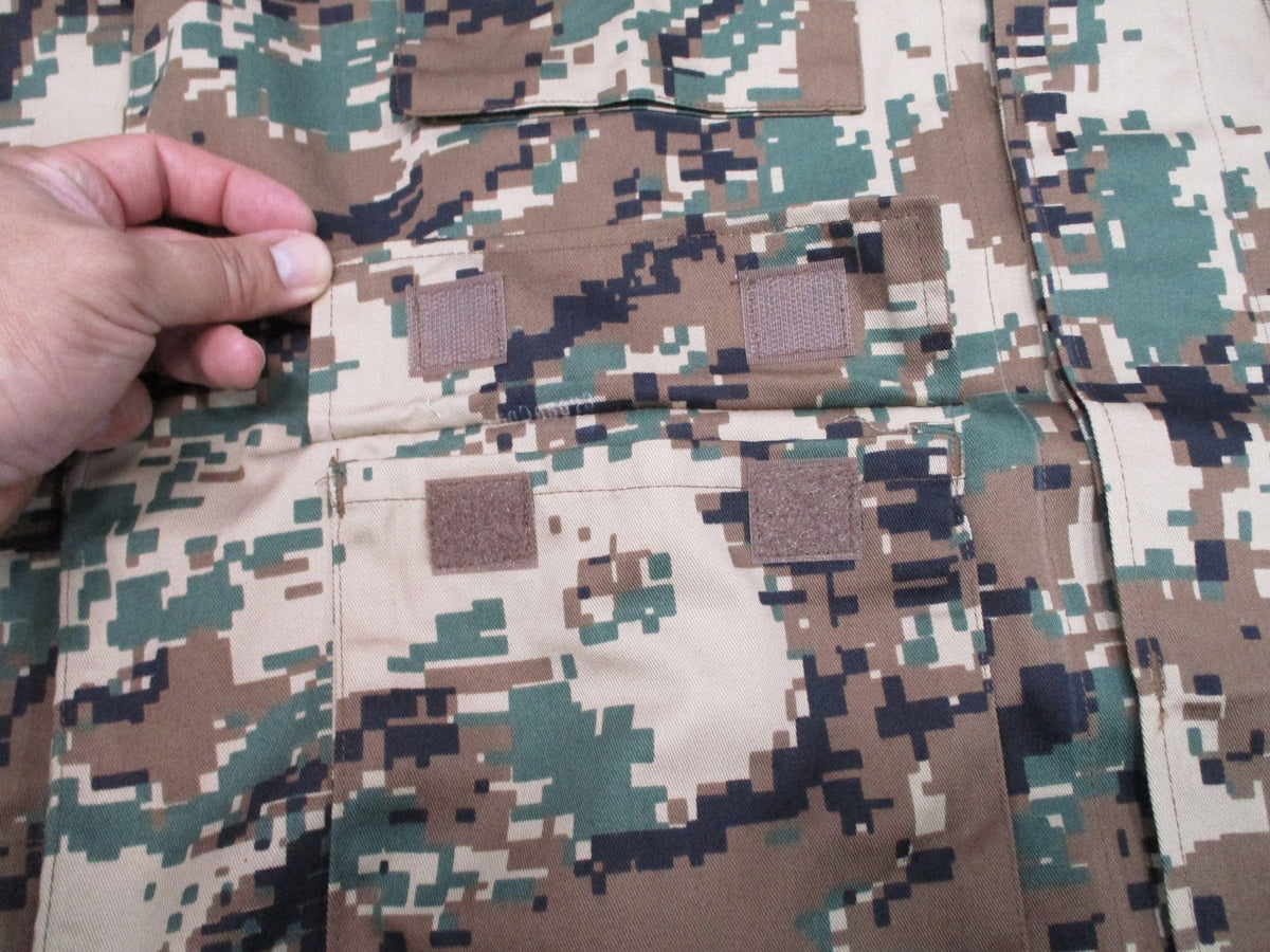 Jordanian PETRA Urban Digital Camo BDU Shirt Medium Regular Military Surplus
