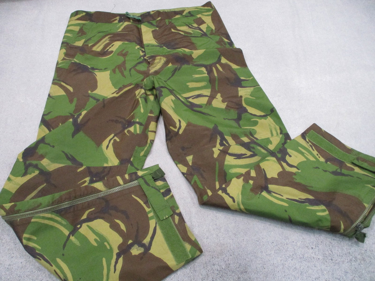 British Army DPM MVP Waterproof Overtrousers Large 180/104 NSN 8415-99-130-7882
