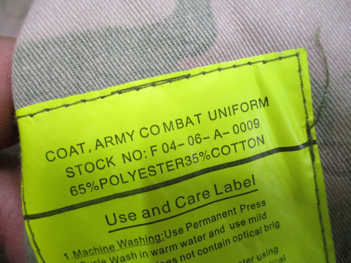 Commercial ACU Style Combat Coat Multicam-Style Camo Small Regular Tactical