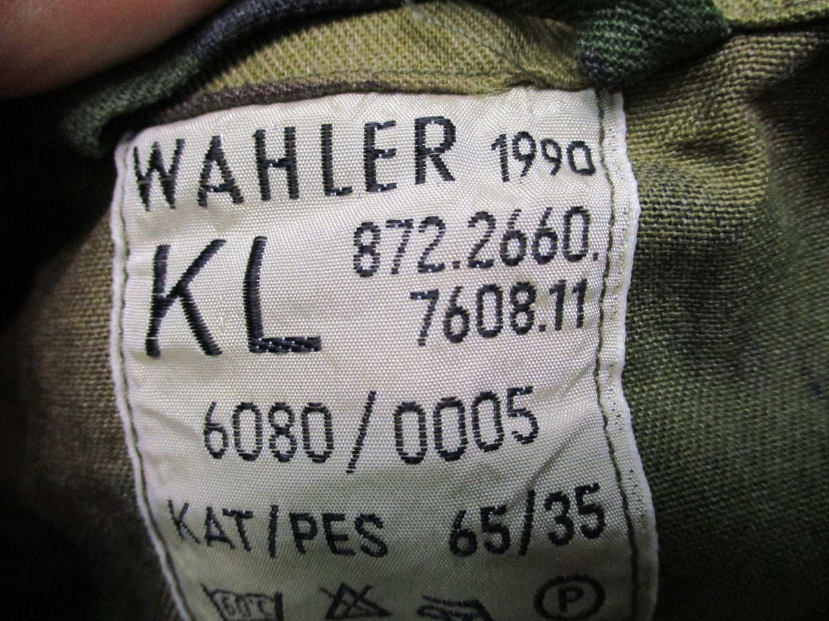 1990 Dutch Army KL DPM Field Jacket 6080/0005 Large 40-41 Chest Wahler