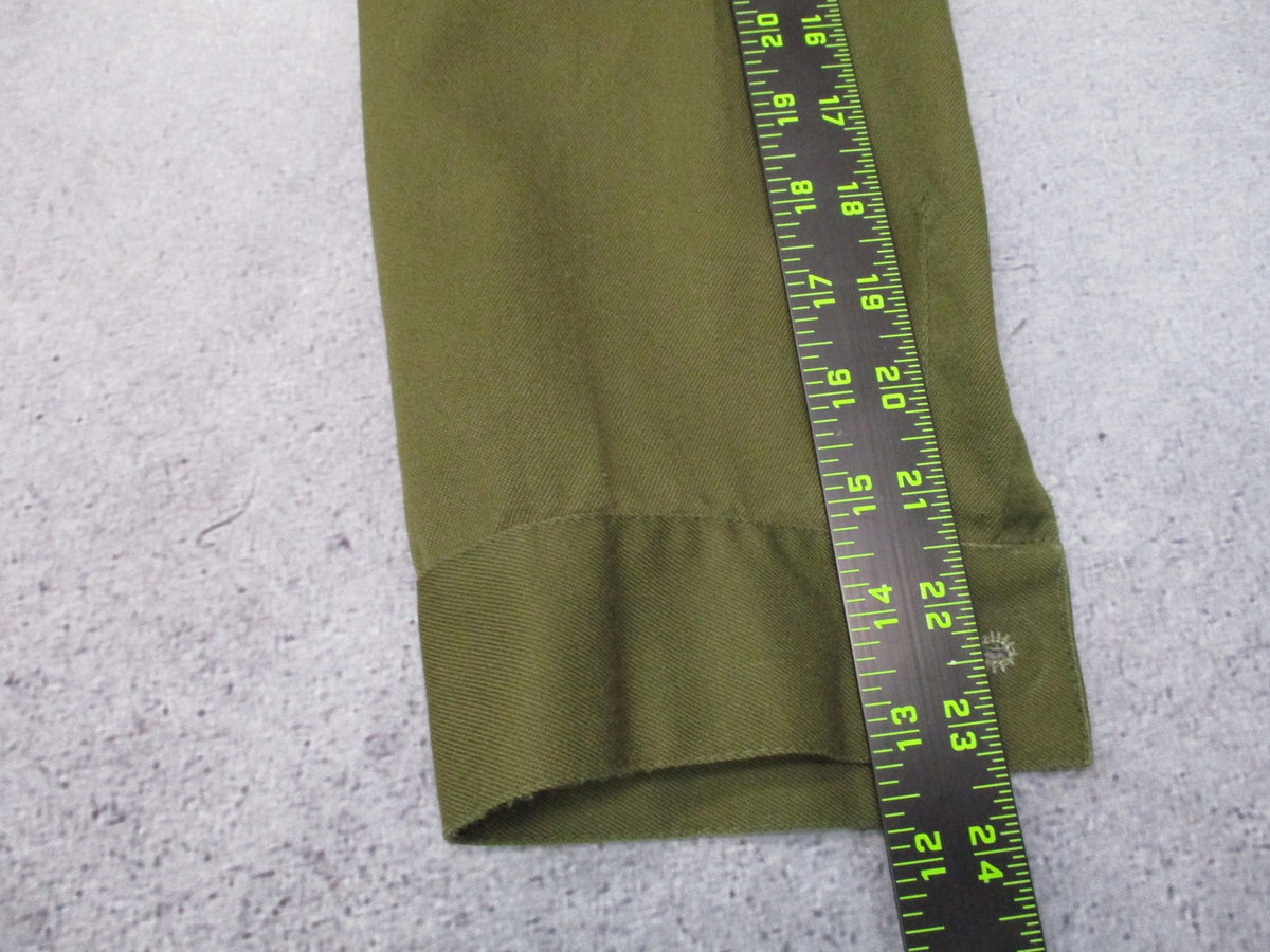 Vintage 1980 Austrian Army Bundesheer M75 Field Shirt 88-92 Small Regular