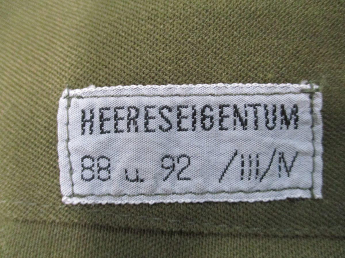 Vintage 1980 Austrian Army Bundesheer M75 Field Shirt 88-92 Small Regular