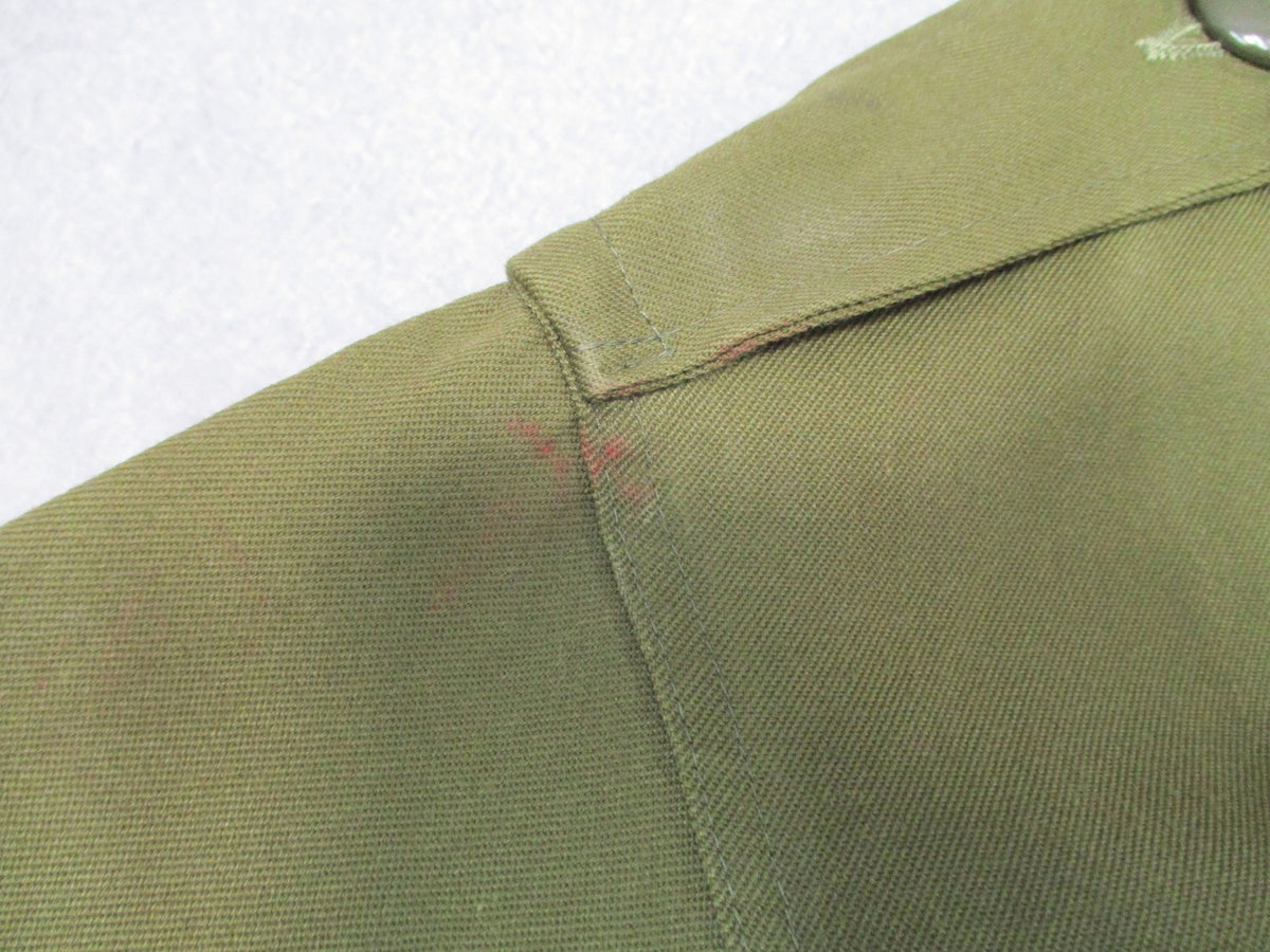 Vintage 1980 Austrian Army Bundesheer M75 Field Shirt 88-92 Small Regular