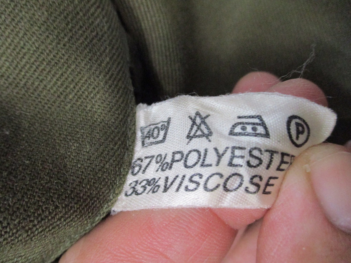 Vintage 1980 Austrian Army Bundesheer M75 Field Shirt 88-92 Small Regular