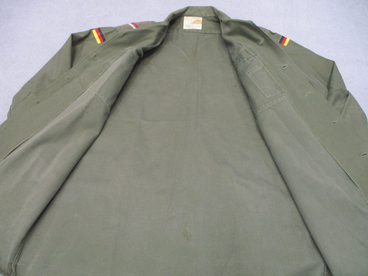 Vintage 1979 West German Army Bundeswehr Moleskin Field Shirt 39/40 Medium