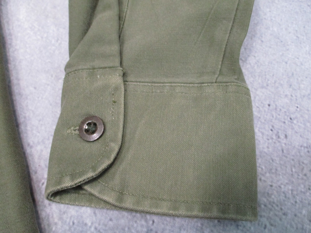 Vintage 1979 West German Army Bundeswehr Moleskin Field Shirt 39/40 Medium