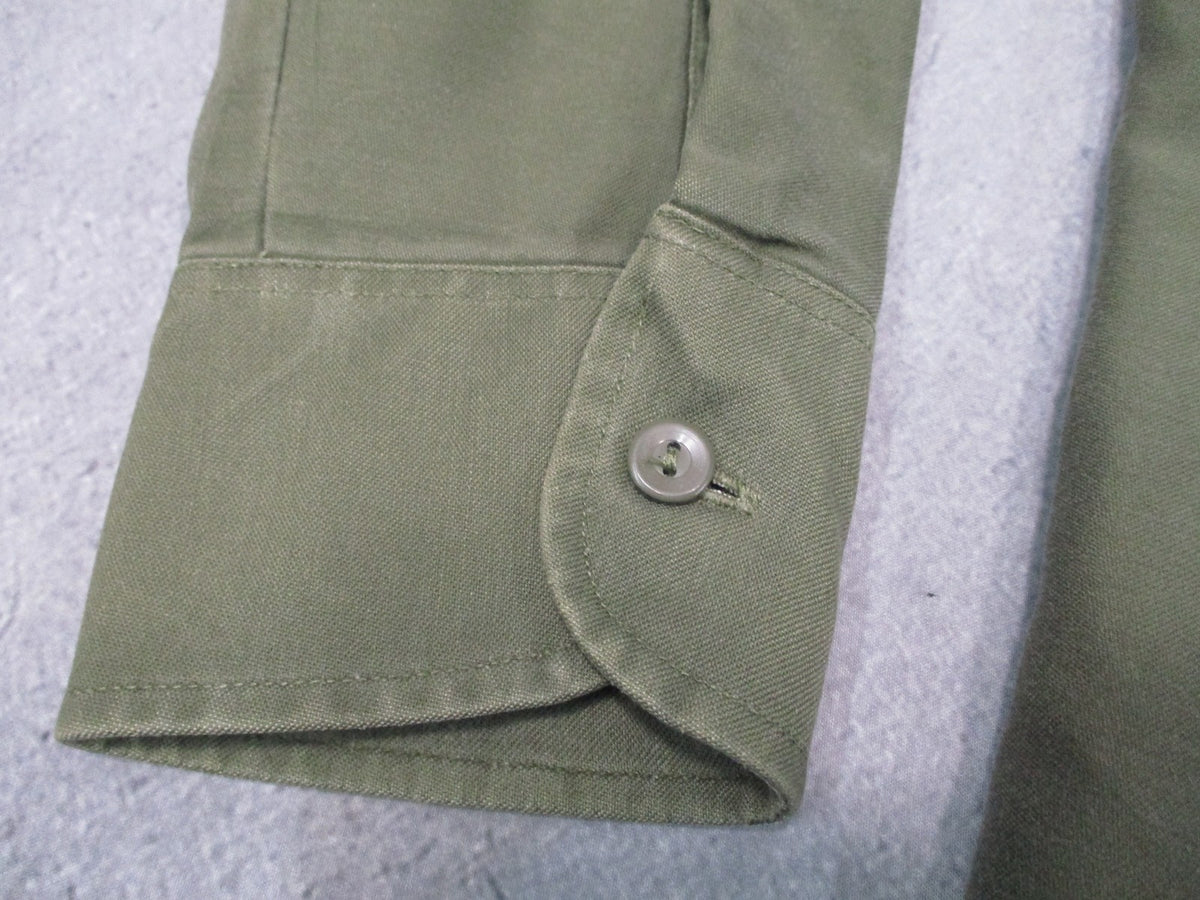 Vintage 1979 West German Army Bundeswehr Moleskin Field Shirt 39/40 Medium