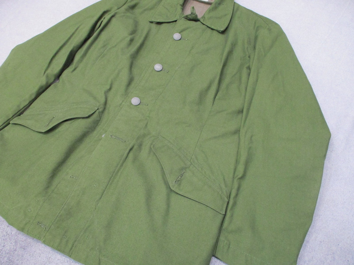 Vintage Swedish Army M59 Field Jacket C50 40 Chest Olive Green 3 Crown
