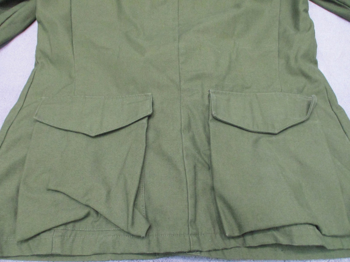 Vintage Swedish Army M59 Field Jacket C50 40 Chest Olive Green 3 Crown