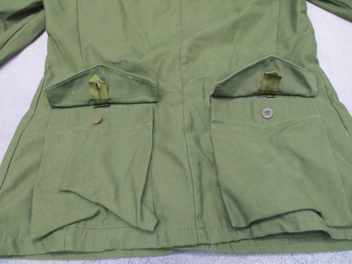 Vintage Swedish Army M59 Field Jacket C50 40 Chest Olive Green 3 Crown