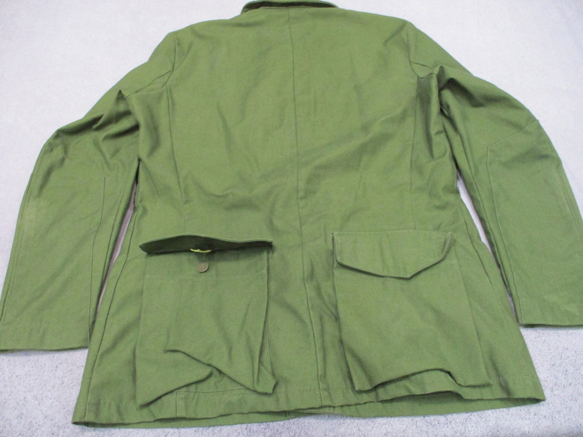 Vintage Swedish Army M59 Field Jacket C50 40 Chest Olive Green 3 Crown