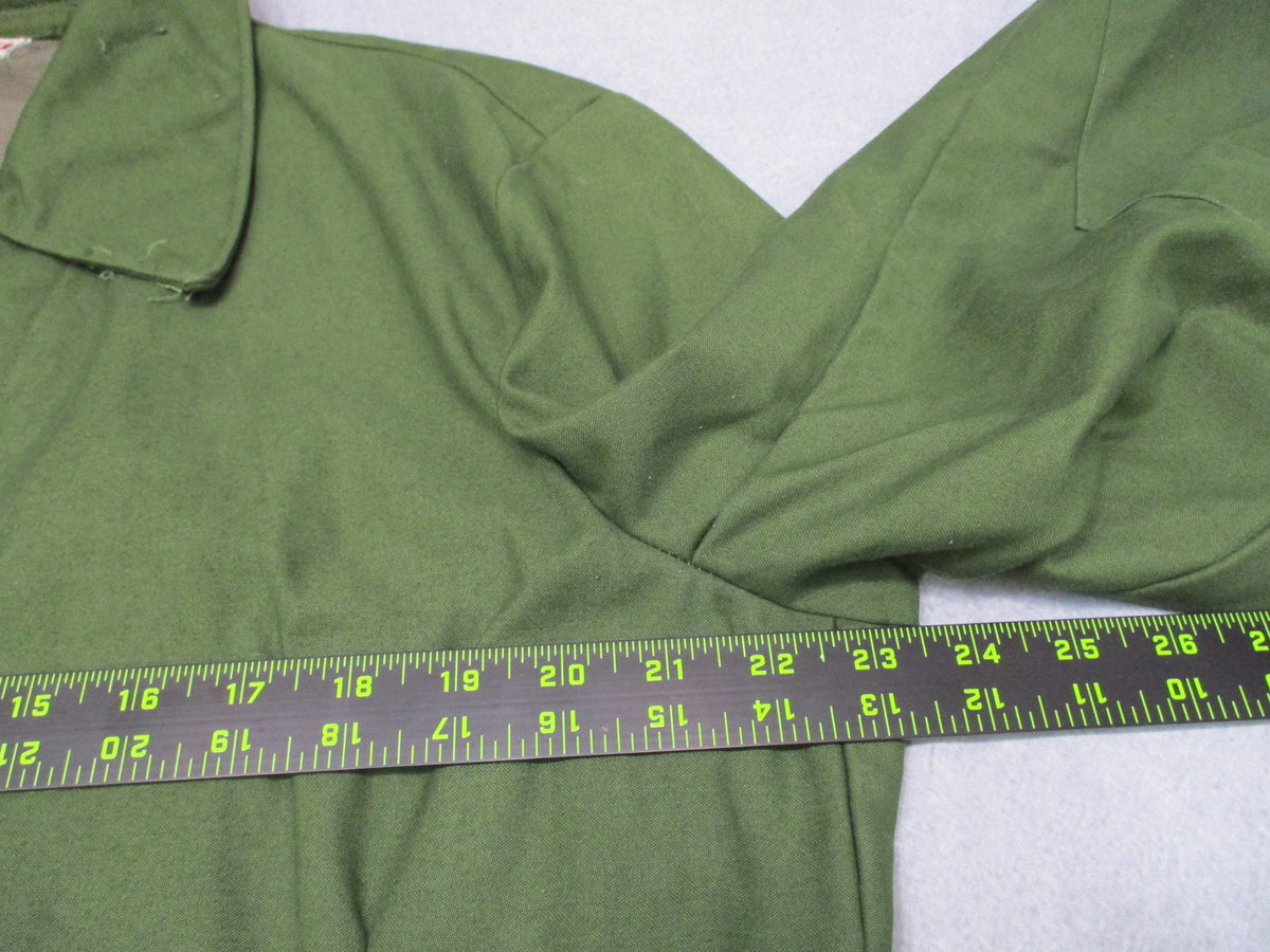 Vintage Swedish Army M59 Field Jacket C50 40 Chest Olive Green 3 Crown