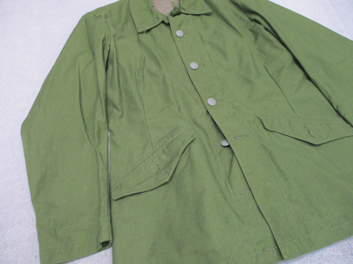 Vintage Swedish Army M59 Field Jacket C50 40 Chest Olive Green 3 Crown