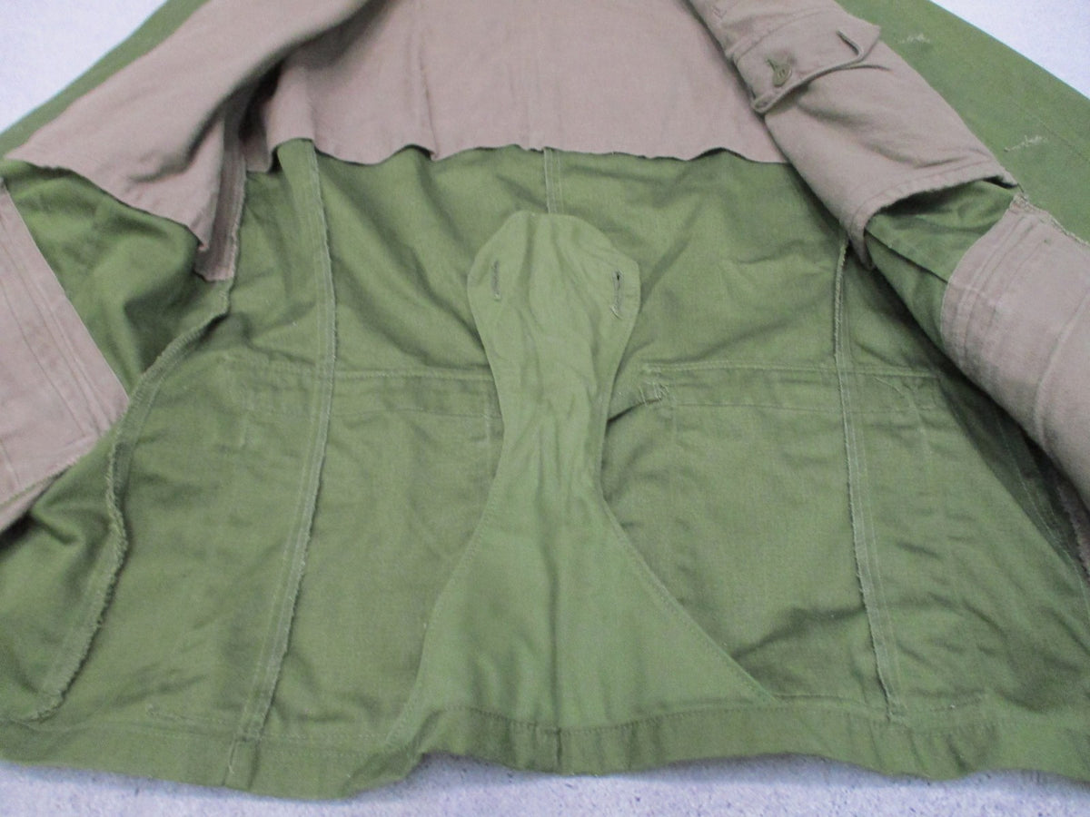 Vintage Swedish Army M59 Field Jacket C50 40 Chest Olive Green 3 Crown