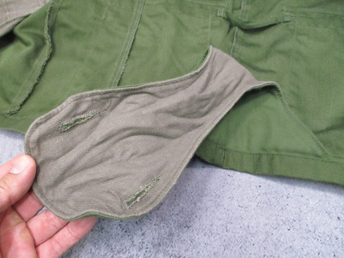Vintage Swedish Army M59 Field Jacket C50 40 Chest Olive Green 3 Crown