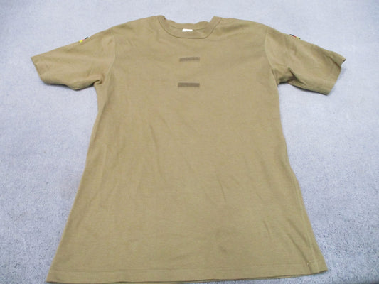 German Bundeswehr Tropical T-Shirt Tan Small 44/38 NSN 8420-12-395-2739