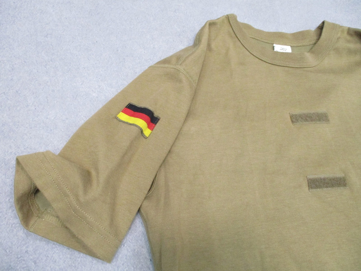 German Bundeswehr Tropical T-Shirt Tan Small 44/38 NSN 8420-12-395-2739