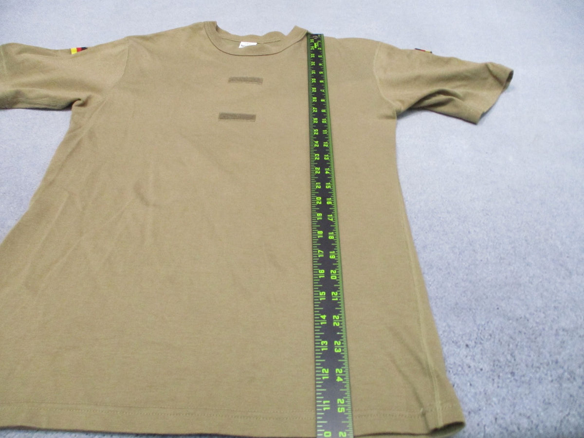 German Bundeswehr Tropical T-Shirt Tan Small 44/38 NSN 8420-12-395-2739