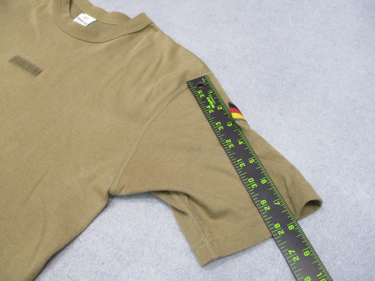 German Bundeswehr Tropical T-Shirt Tan Small 44/38 NSN 8420-12-395-2739