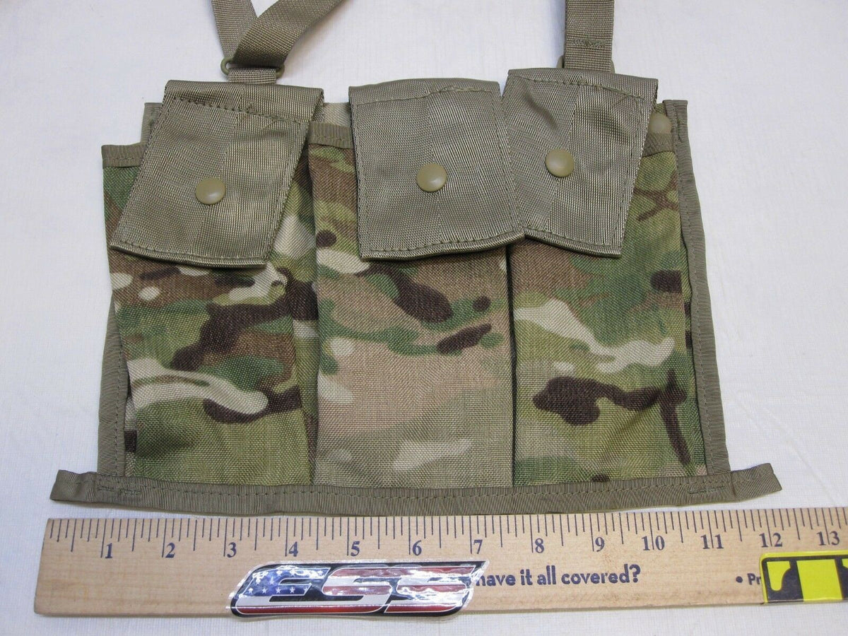USGI ARMY OCP MULTICAM 6 MAGAZINE POUCH 30 ROUND BANDOLEER MAG HOLDER 5.56/.223
