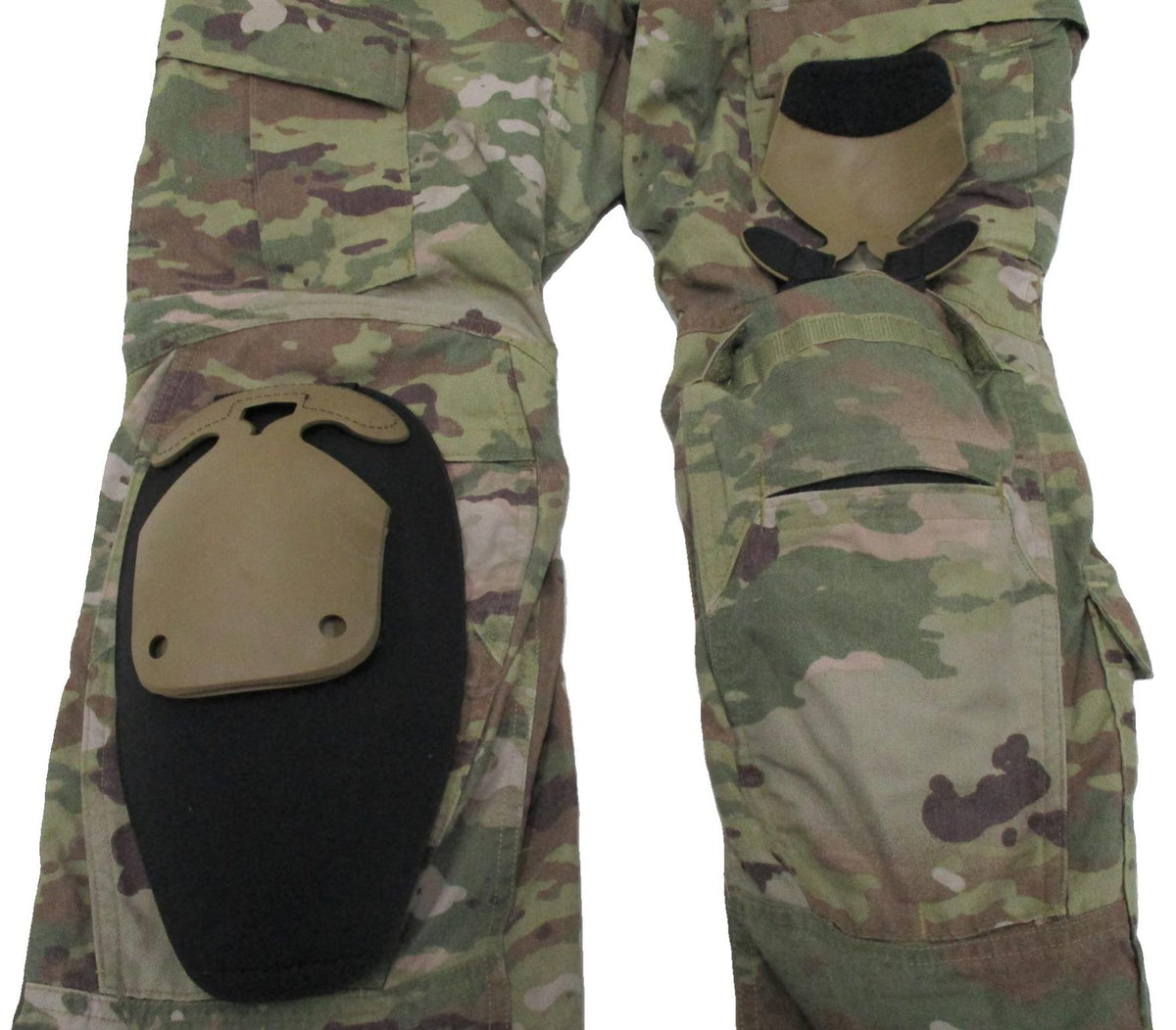 🔥US ARMY ADVANCED INTEGRATED KNEE PADS (AIKP) TAN 499 OCP COMBAT PANTS PAD SET