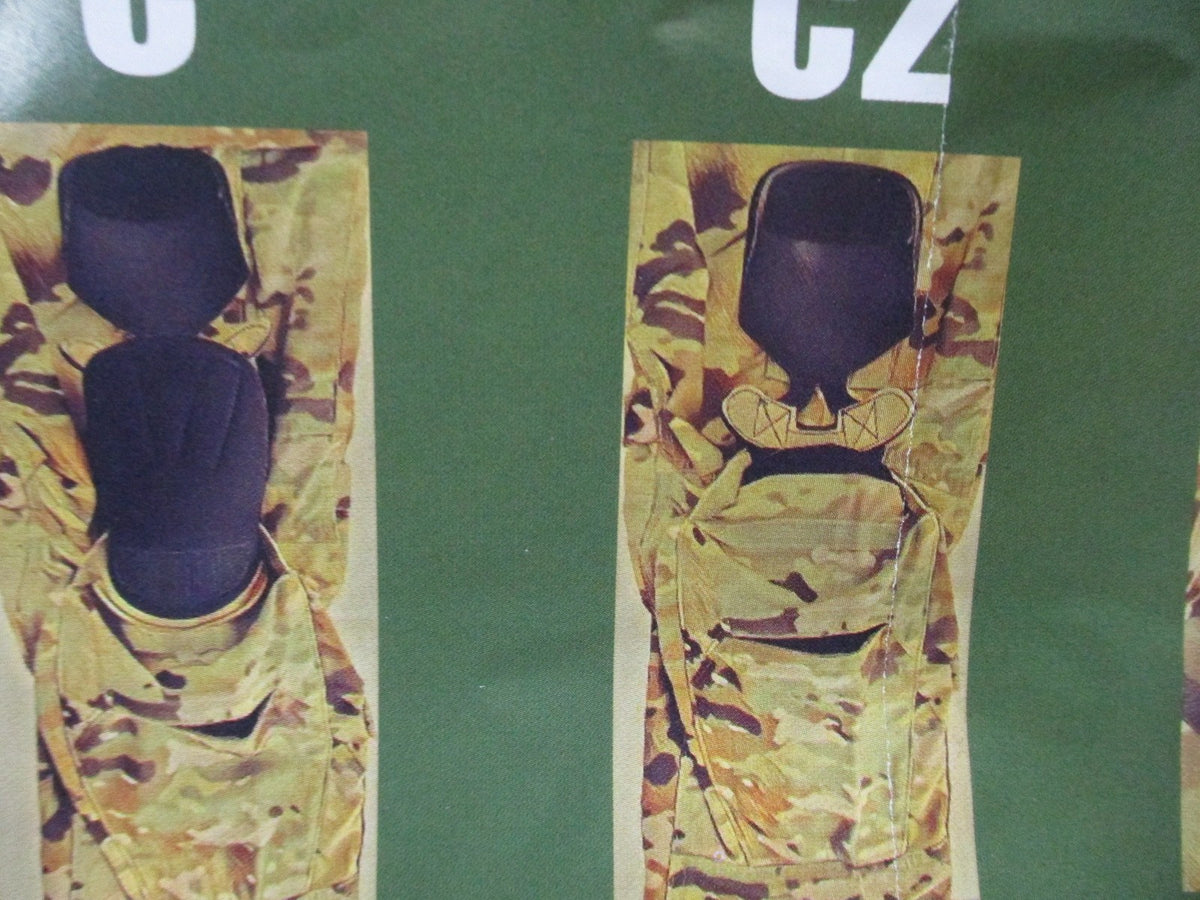 🔥US ARMY ADVANCED INTEGRATED KNEE PADS (AIKP) TAN 499 OCP COMBAT PANTS PAD SET