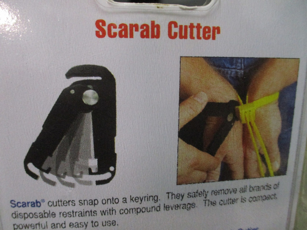 New ASP Scarab Cutter 56225 Disposable Restraint Cutter Keychain Zip Tie Tool