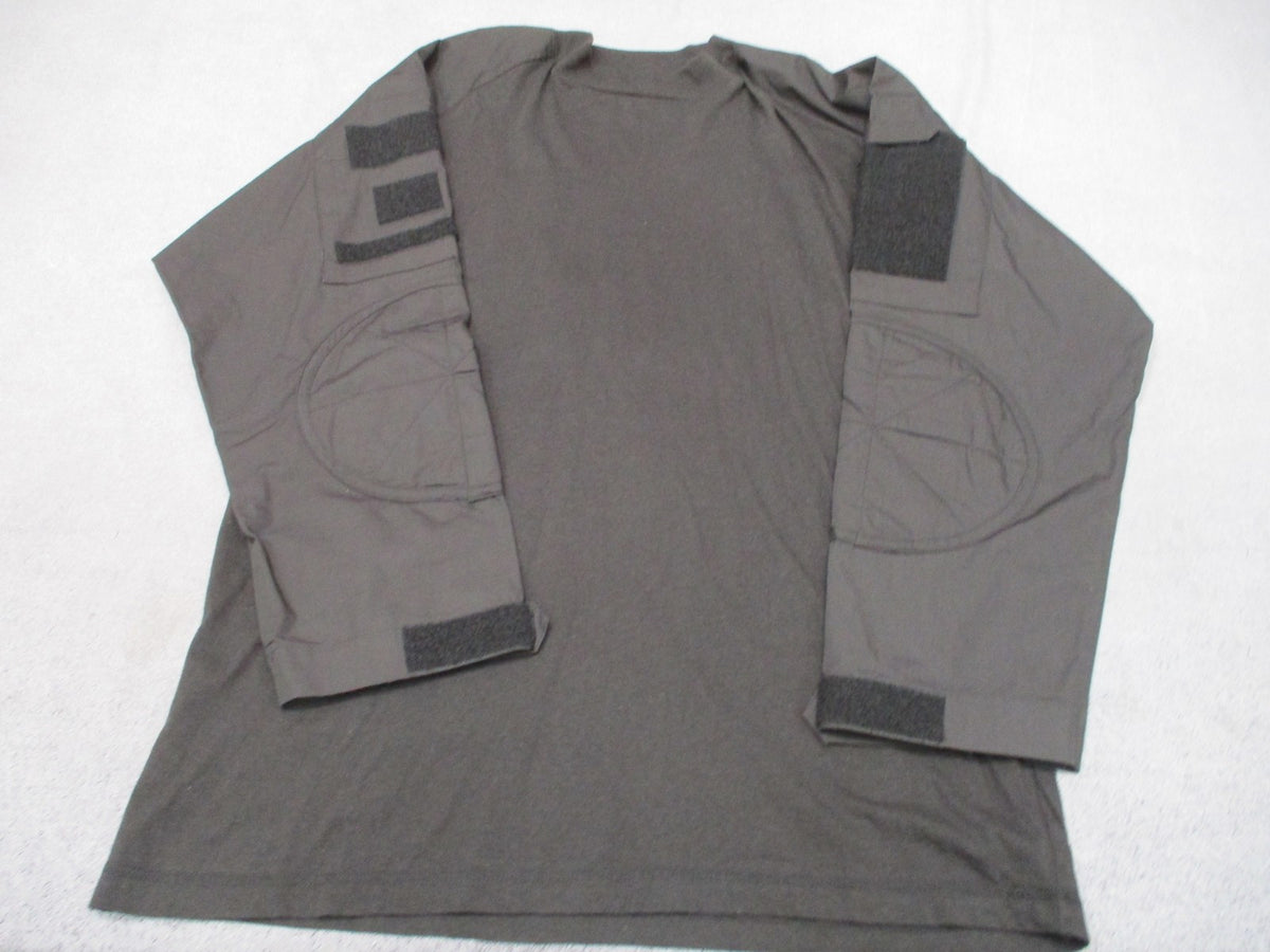 Rothco Tactical Combat Shirt Men's XL Black Long Sleeve Uniform Top