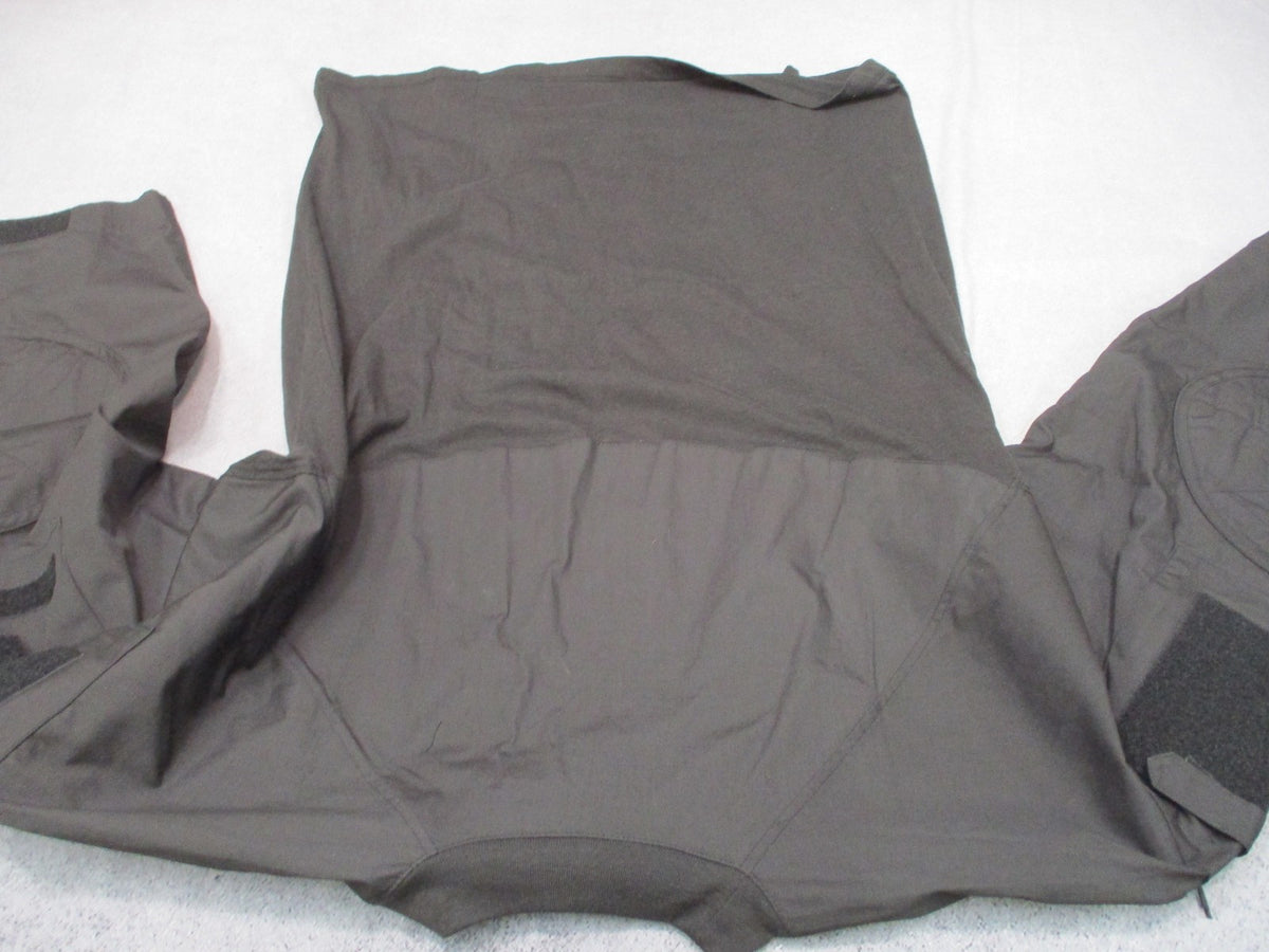 Rothco Tactical Combat Shirt Men's XL Black Long Sleeve Uniform Top