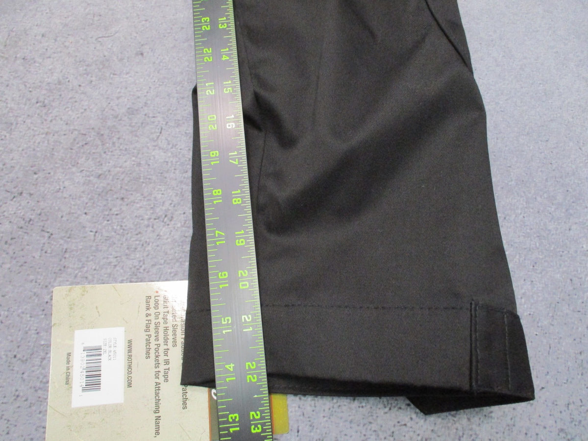 New Rothco Tactical Airsoft Combat Shirt Black 2XL Style 45011 Padded Elbows