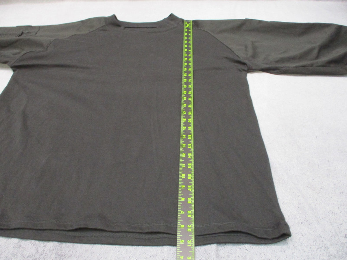 New Rothco Tactical Airsoft Combat Shirt Black 2XL Style 45011 Padded Elbows