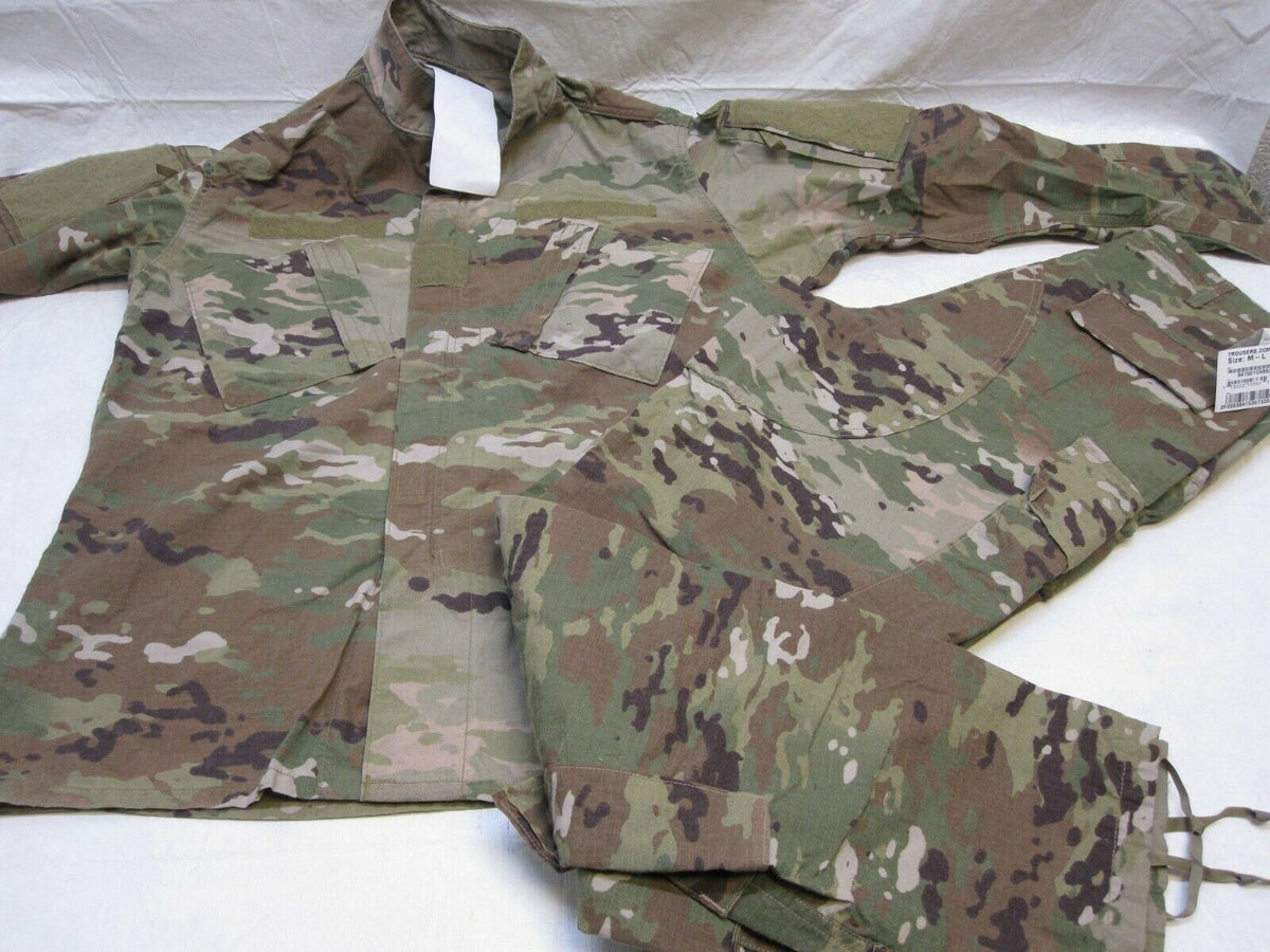 New Army FRACU Flame Resistant Combat Uniform Set, Large/Regular, OCP ACU