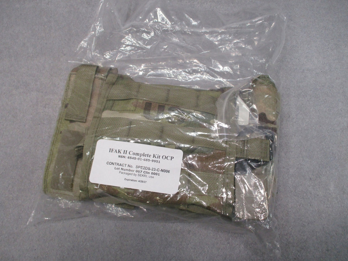 USGI Army IFAK II OCP Complete First Aid Kit Benchmade CAT NSN 6545-01-685-9951